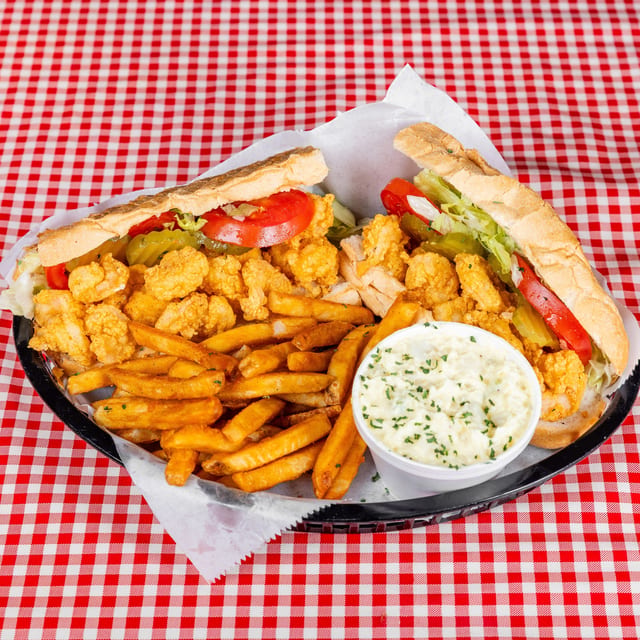 Fried Shrimp Poboy.